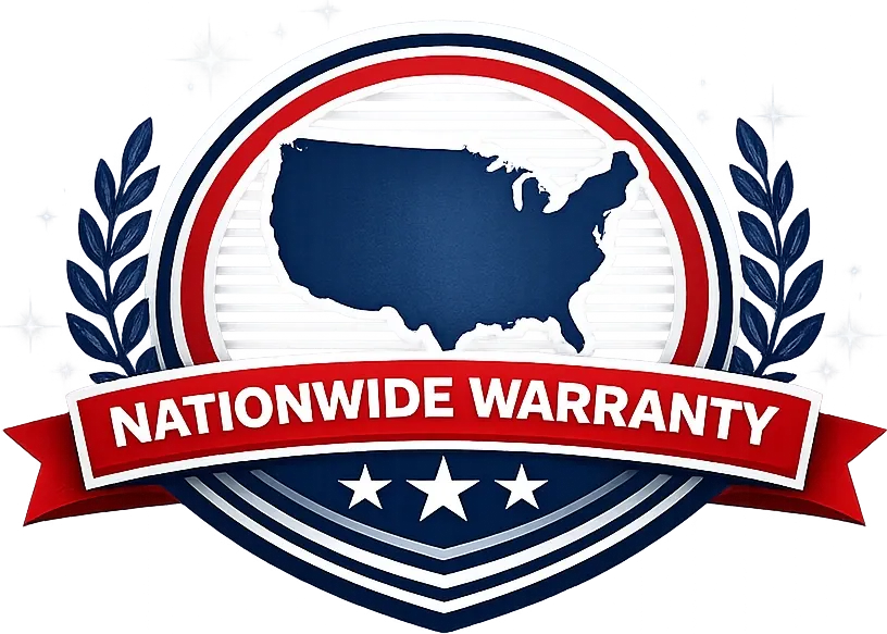 Nationwide workmanship warranty badge